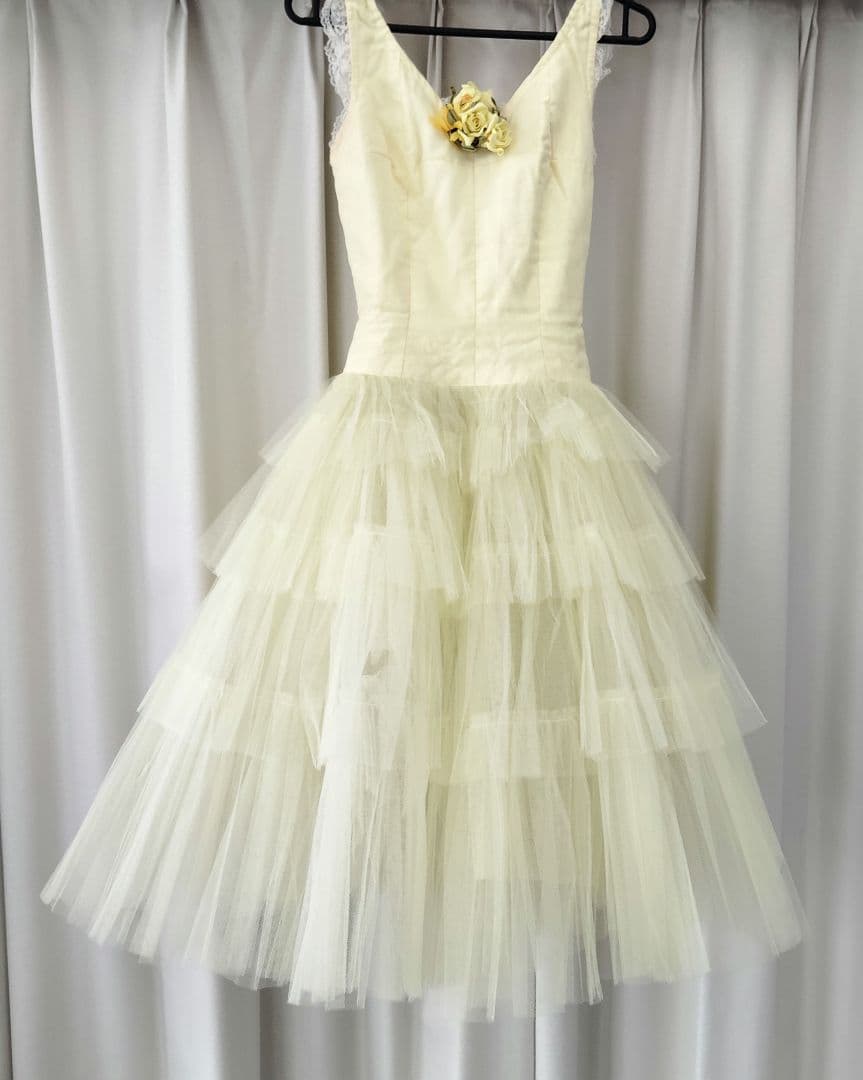 アダルト ロマンチックチュチュ 2着　訳あり　サテンとオーガンジー　 帽子付