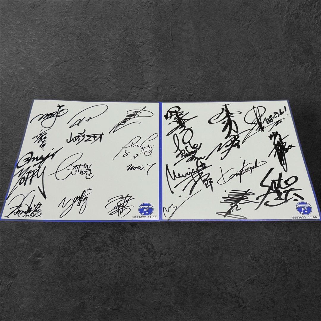 スーパー戦隊魂 SSS 2022年 出演者全員直筆サイン入り色紙 森崎ウィン