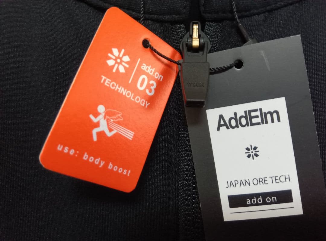 【新品未使用】 AddElm アドエルム ブラックジャケット ＬLサイズ