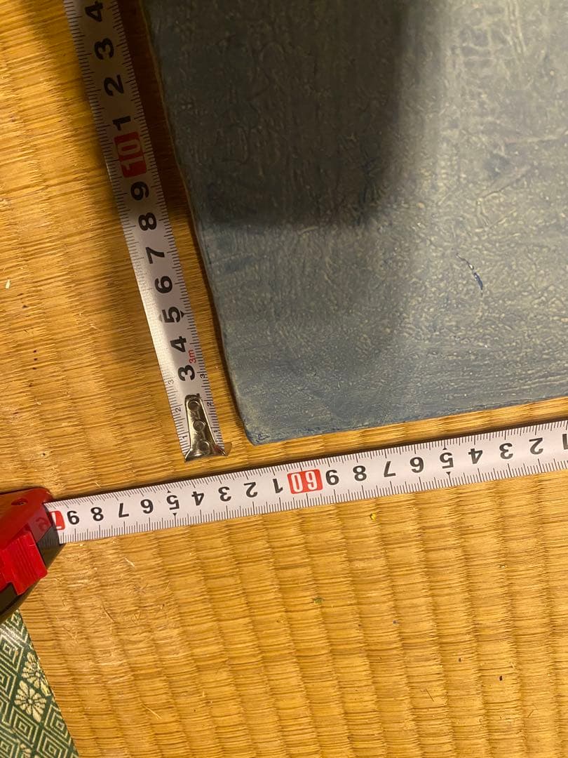 都市と船の油彩画 約62cm x 74cm - 作: M.Funayama