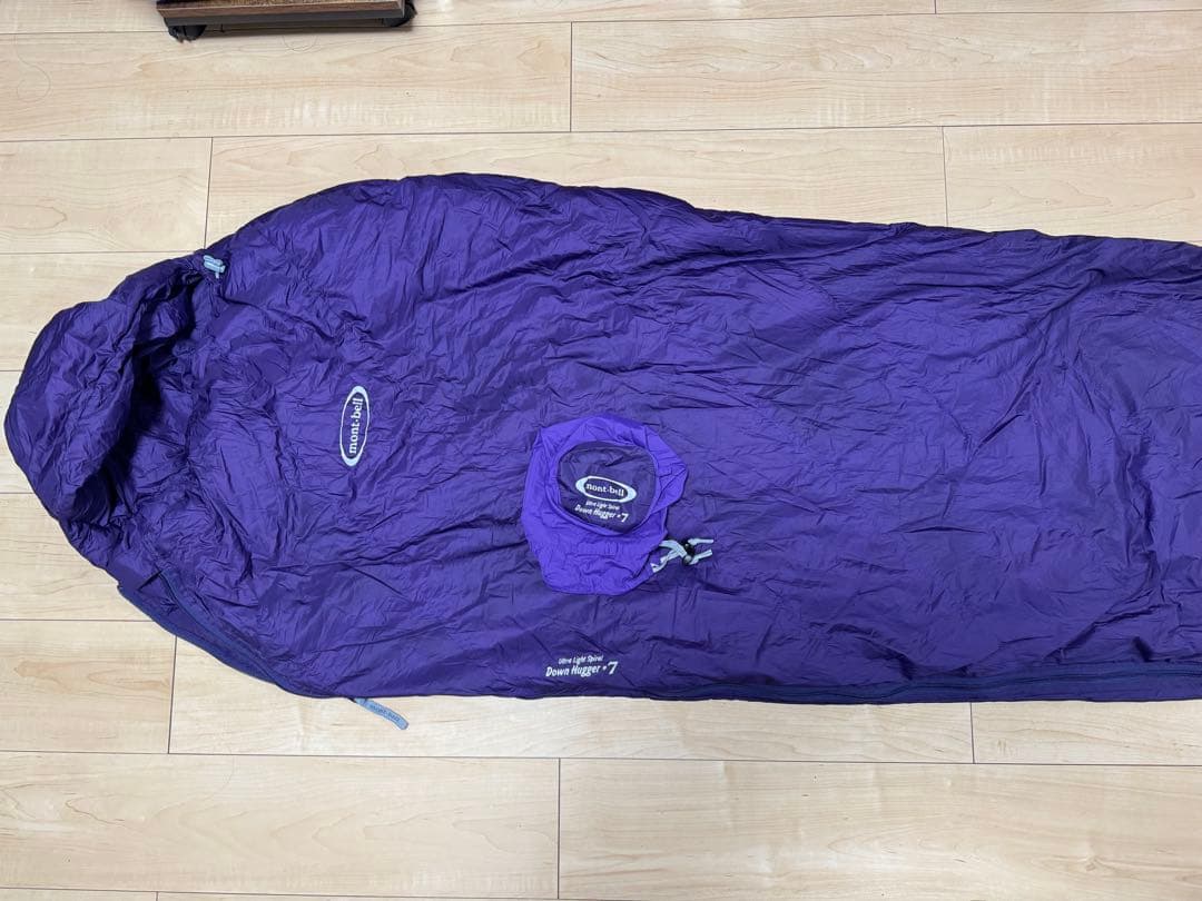 mont bell Down Hugger #7 寝袋　シュラフ モンベル