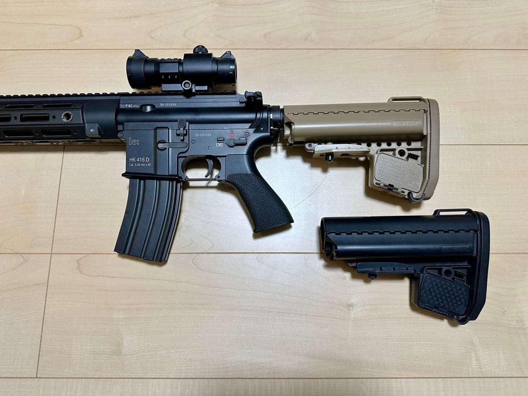 次世代電動ガンHK416D 内外部カスタム