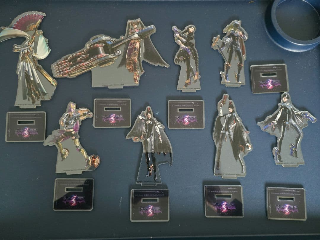 エビテンDXパック特典　ベヨネッタ3　アクリルスタンド8種+ステッカー2種セット