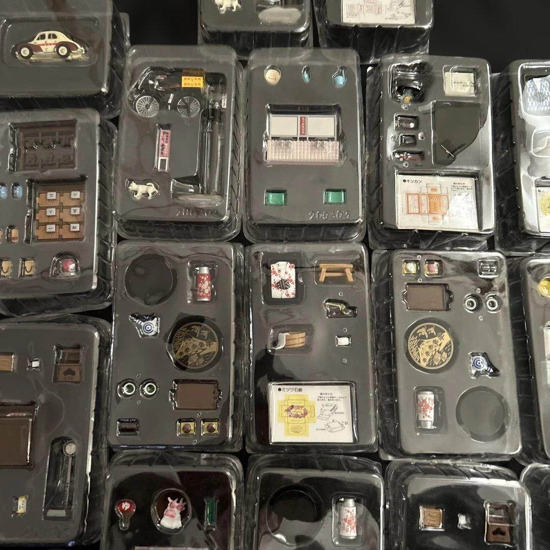 昭和おもひで銭湯 他 ミニチュアフィギュアセットカタログ入れて20点