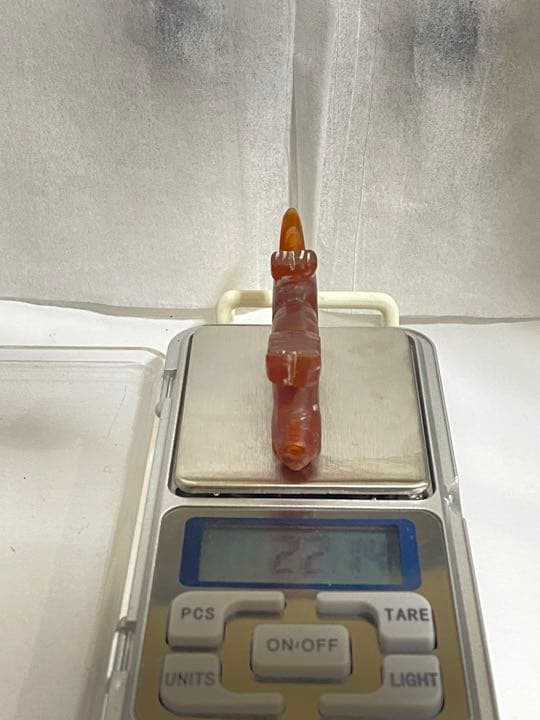 古代エッチドカーネリアンビーズ