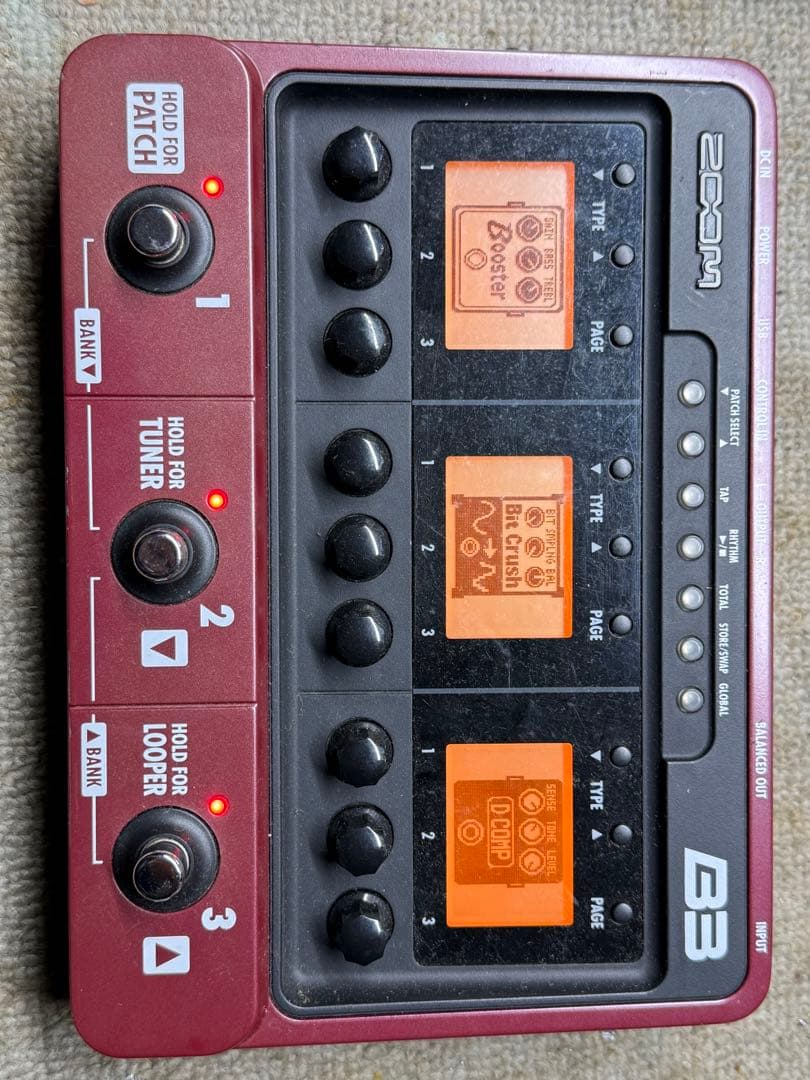 ゆ*た様 ZOOM B3 ベースエフェクター