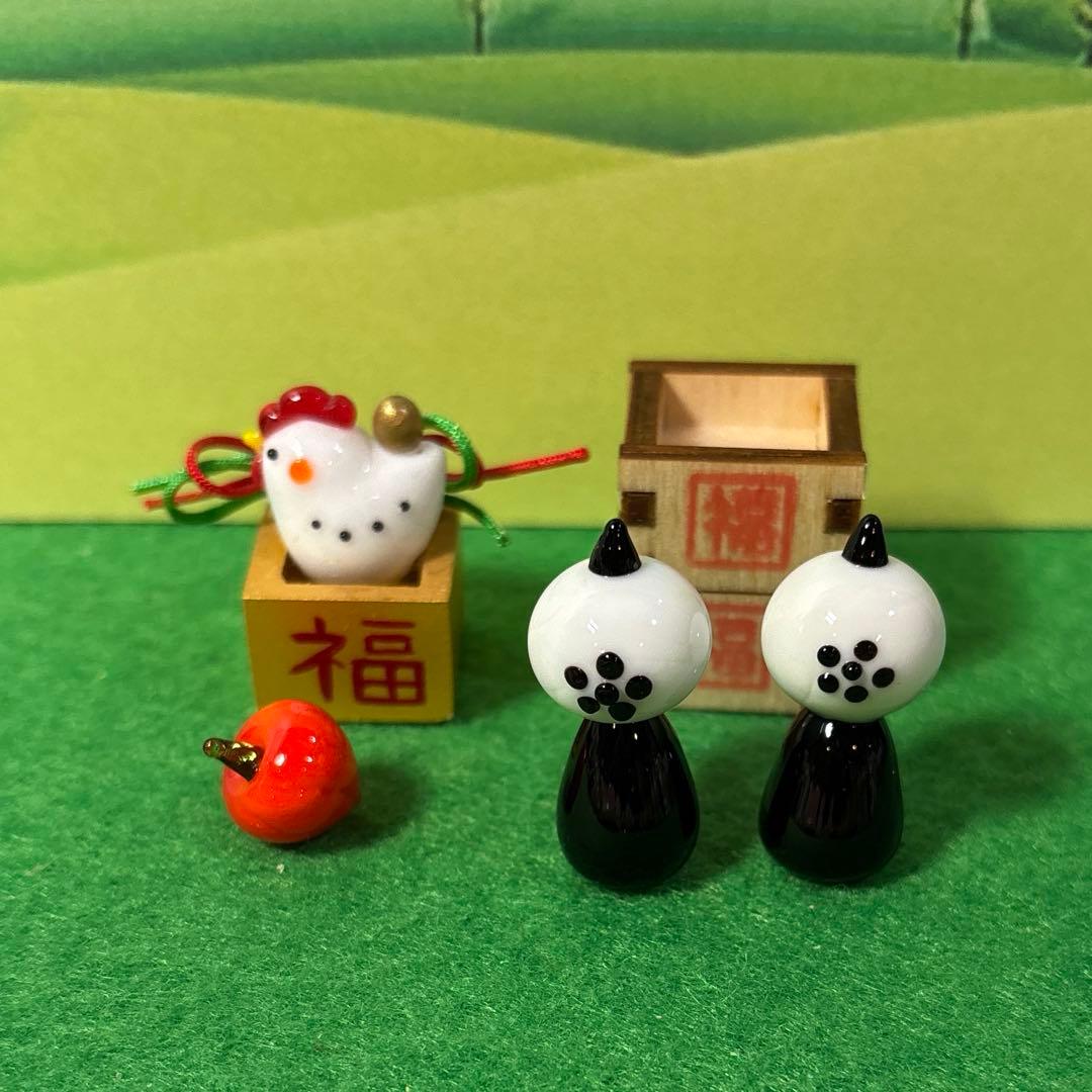 凛☆蘭　ガラス細工　ミニチュア