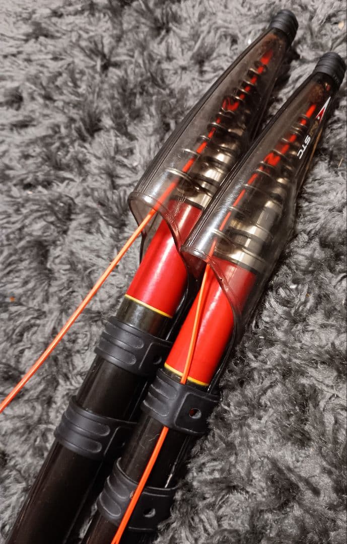 がまかつ がま磯 中硬2号5m & 硬調4号5m　まとめて2本