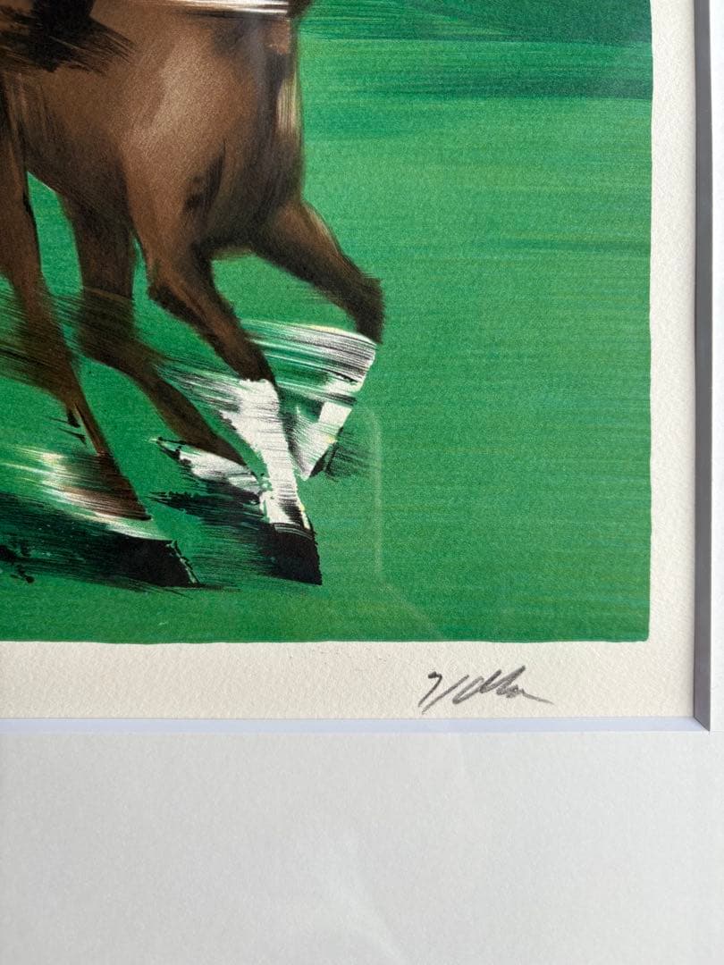 ザ・ロイヤルファミリー　ビクトール・スパン　ポロ　オーガロ　リトグラフ　箱付き