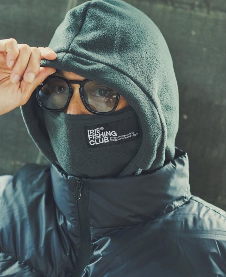 完売品　irie fishing club FLEECE HOOD ブラック