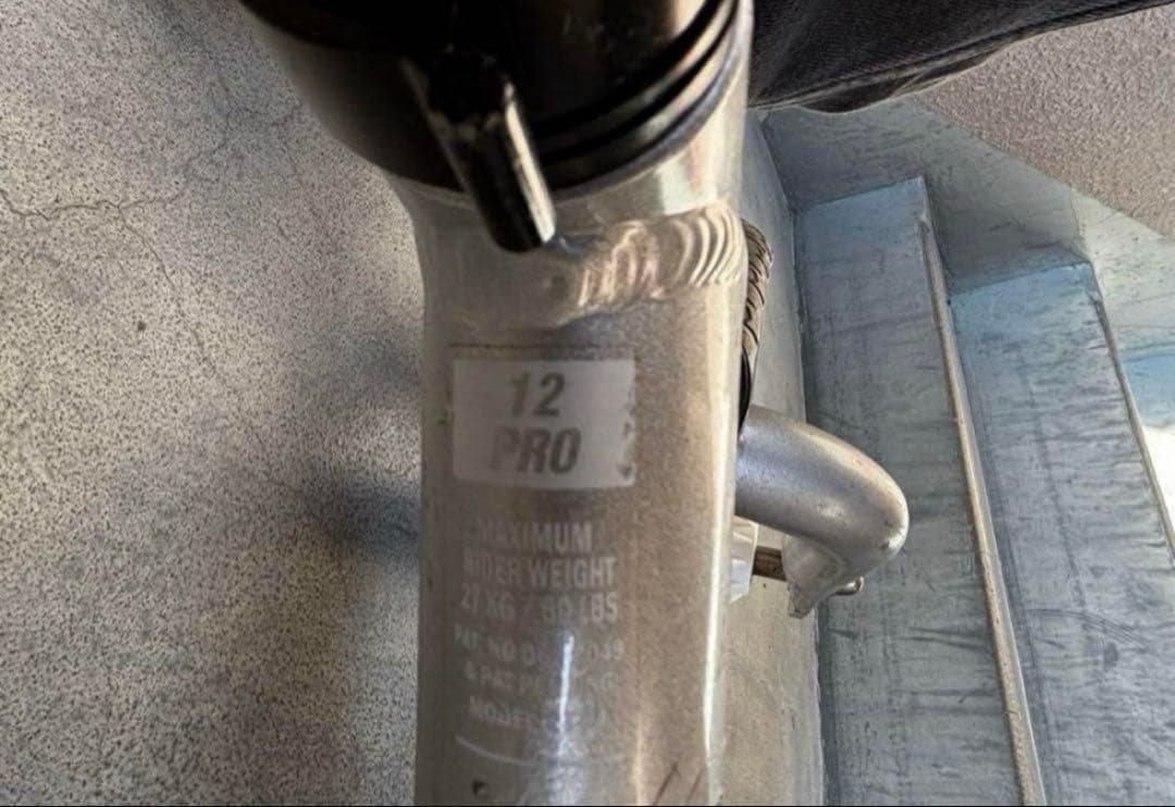 自転車 キッズバイク キックバイク ストライダー PRO シルバー