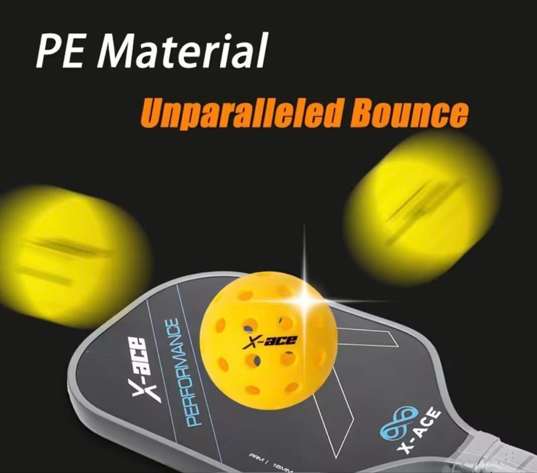 最終値下げ　新品未使用品　ピックルボール X-ACE 60個セット 屋内用