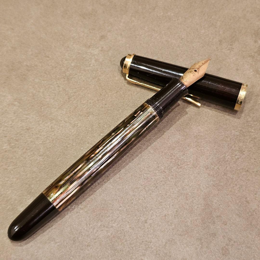 PELIKAN ペリカン 400 茶縞 14K 万年筆 ヴィンテージ