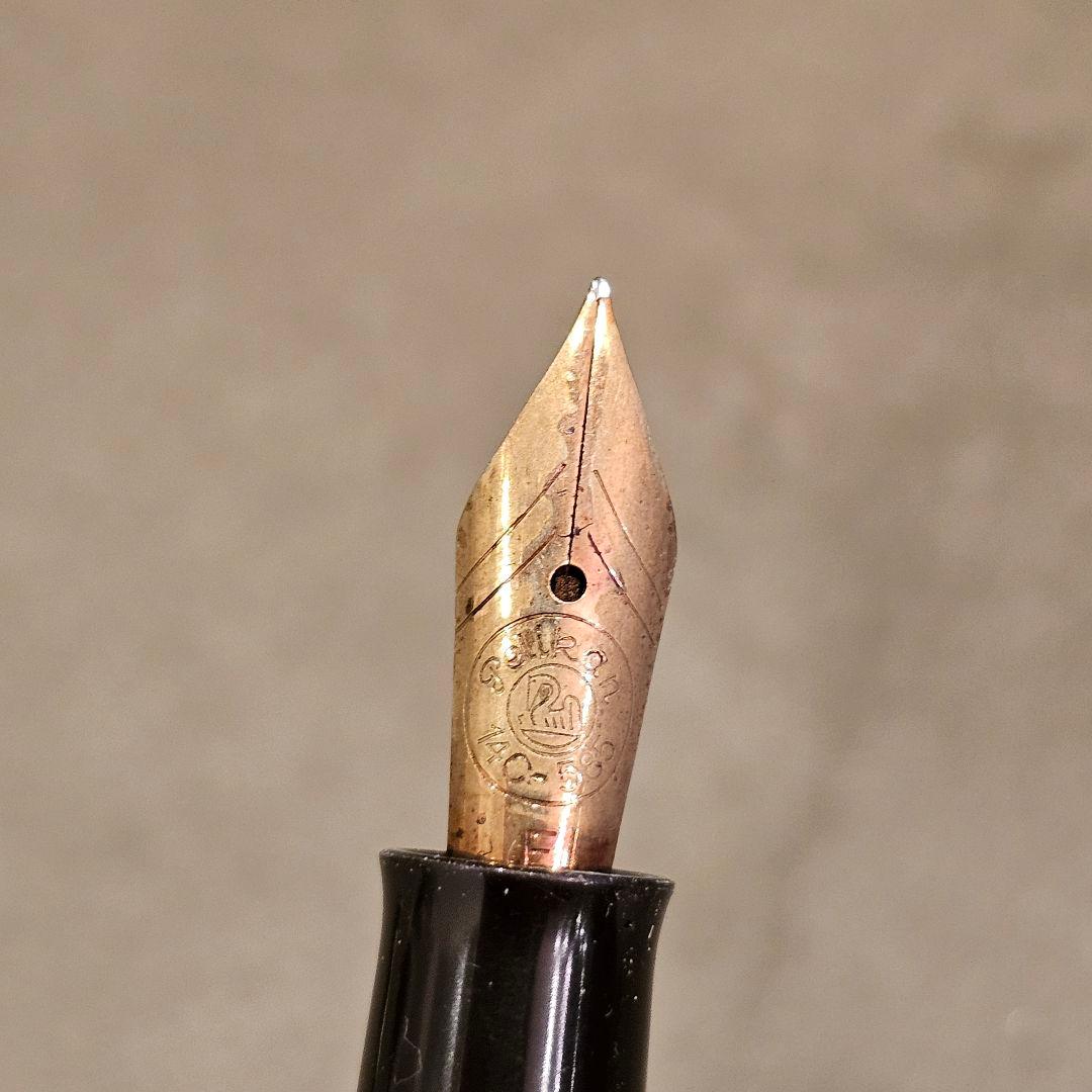 PELIKAN ペリカン 400 茶縞 14K 万年筆 ヴィンテージ