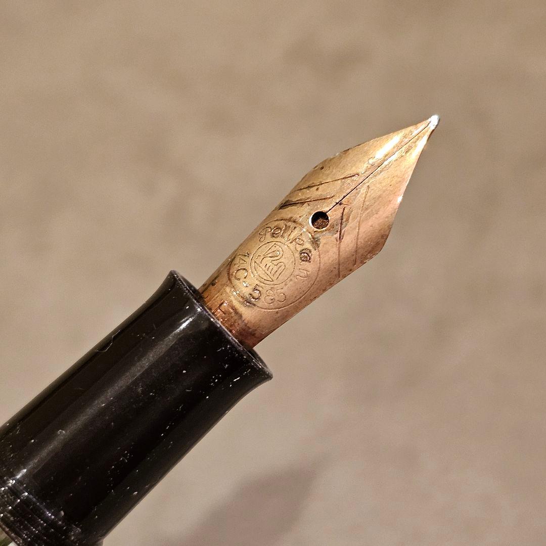 PELIKAN ペリカン 400 茶縞 14K 万年筆 ヴィンテージ