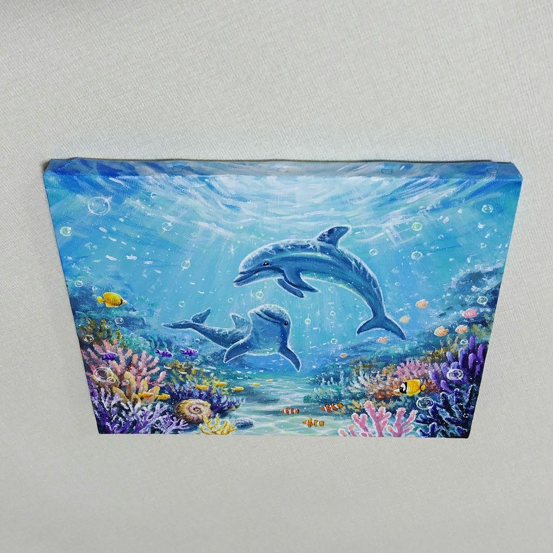 N*a様 【海中世界】アクリル画 F3 風景画 絵画