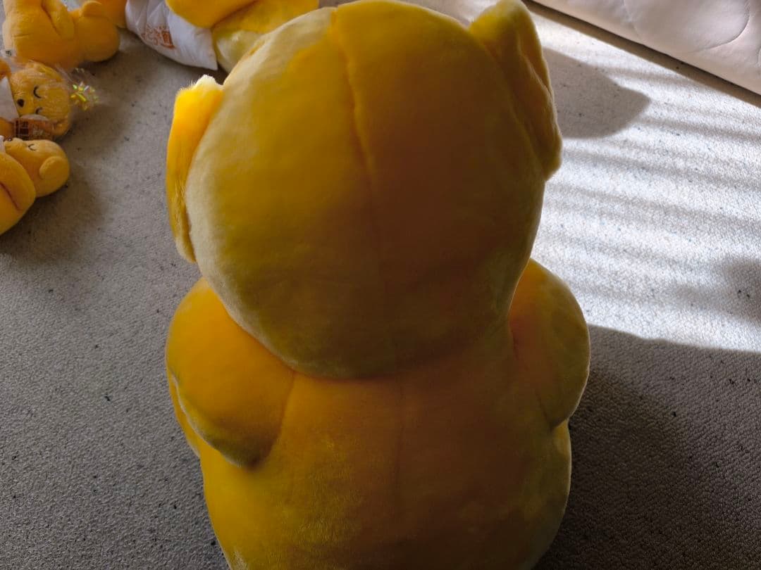 黄色のクマ ぬいぐるみ 本体