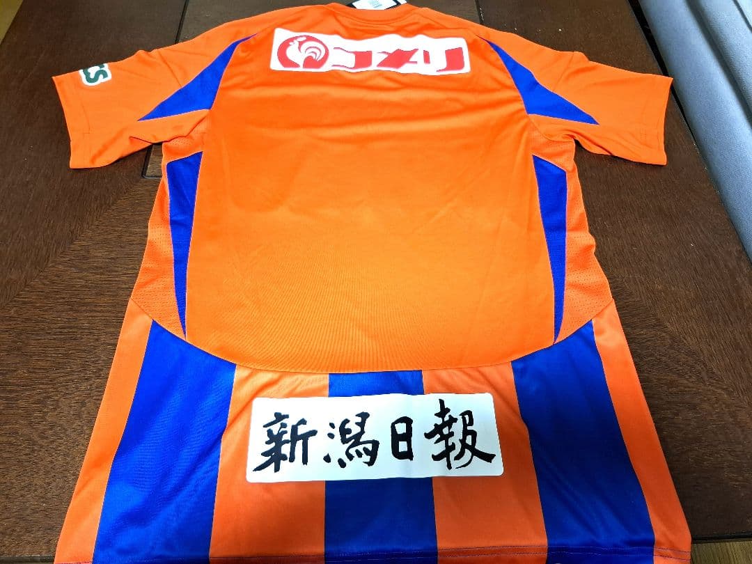 アルビレックス新潟 長谷川元希選手2025直筆サイン入りユニフォーム