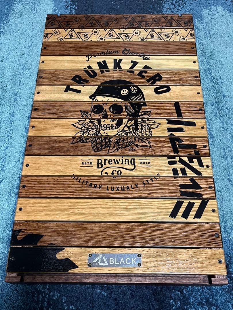 み*お様 ブラックデザイン　ハレテーブル　grindlodge生刷り