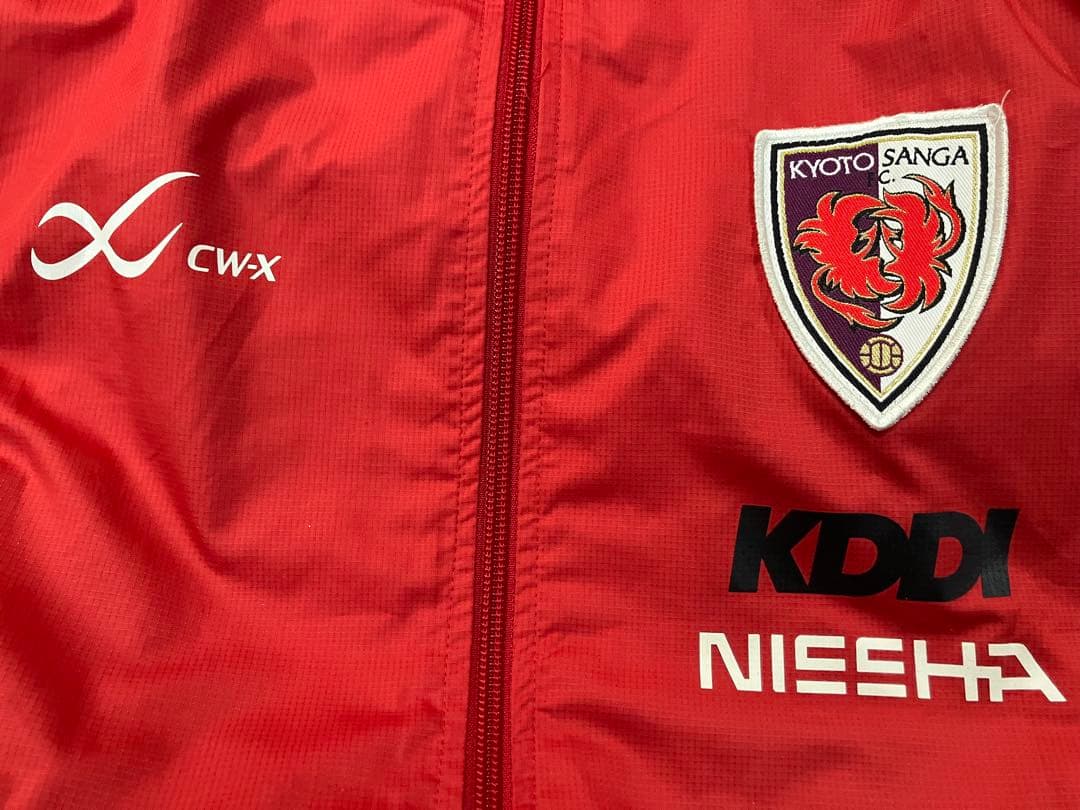 京都パープルサンガ　フルスポンサー　支給品　ウィンドブレーカー