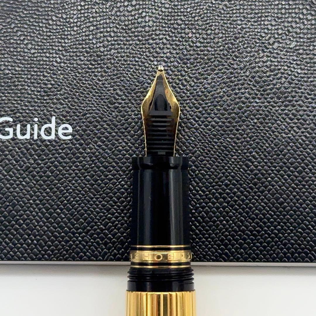 美品 モンブラン 万年筆 ボエム 18K 750 ルージュ M 正規品保証