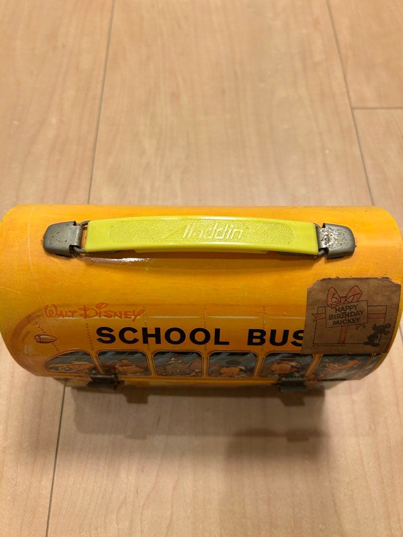 ディズニー ヴィンテージ スクールバス ランチボックス アラジン