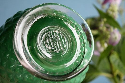 品番　g-0802 緑乳白盃洗　深鉢　コンポート　氷コップ　大正ロマン　レトロ