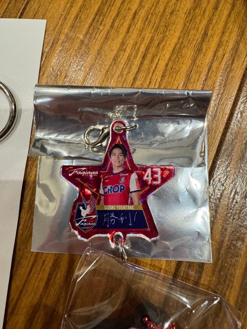 江坂　佐藤龍之介等　ファジアーノ岡山　ガチャ　キーホルダー等