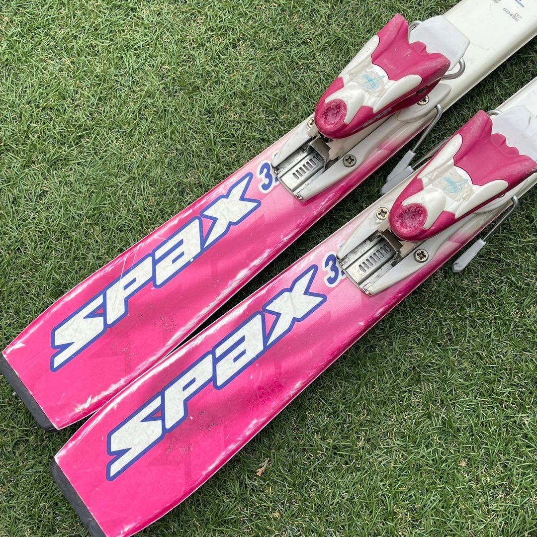 スキー　子ども　ジュニア　3点セット　スキー板　ブーツ　ストック　ピンク