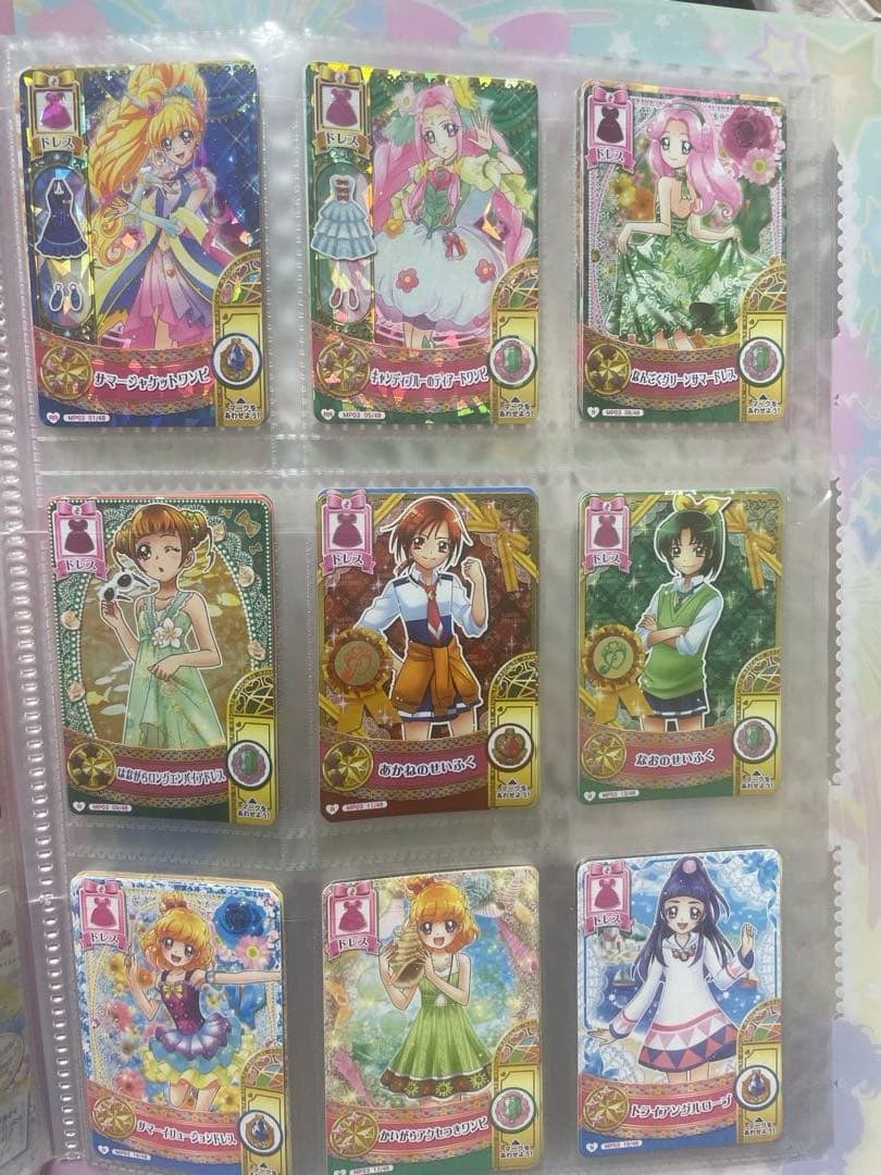 【プリキュア】カード77枚 新聞 クリアファイルセット