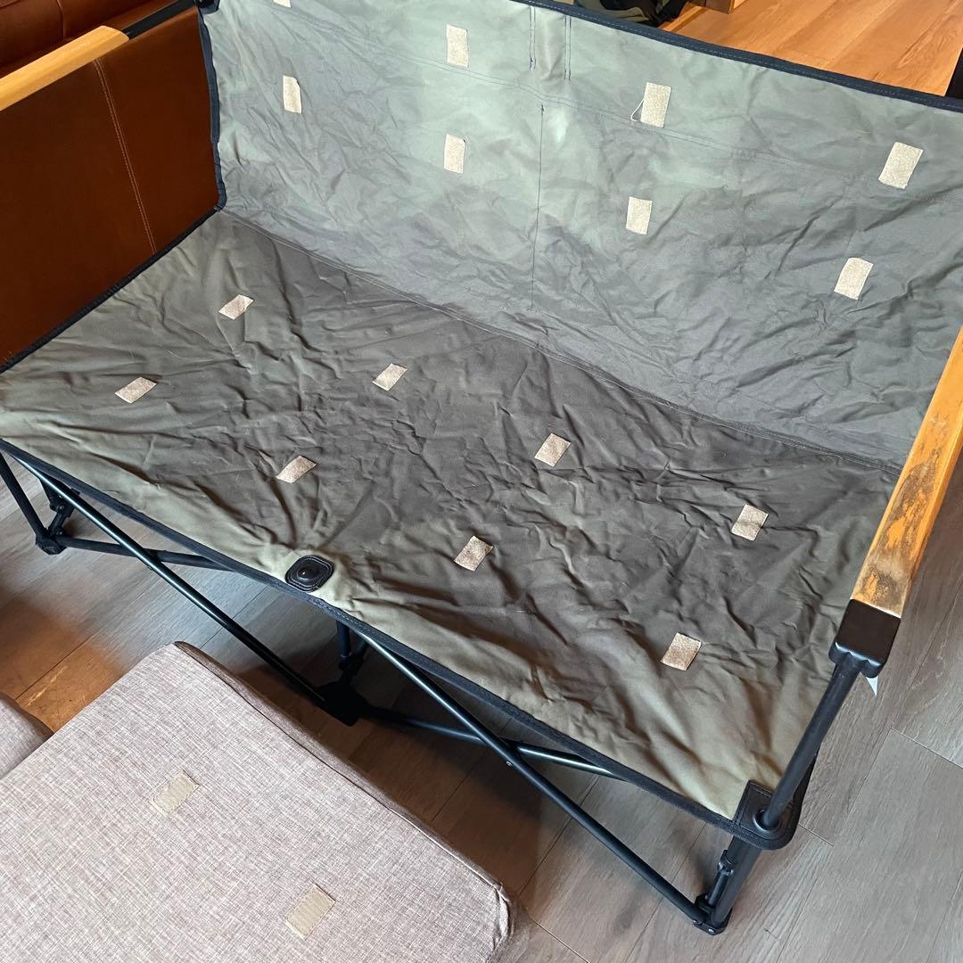 廃盤品　バルコニーで使用　LOGOS ロゴス グランベーシック グランプソファ2