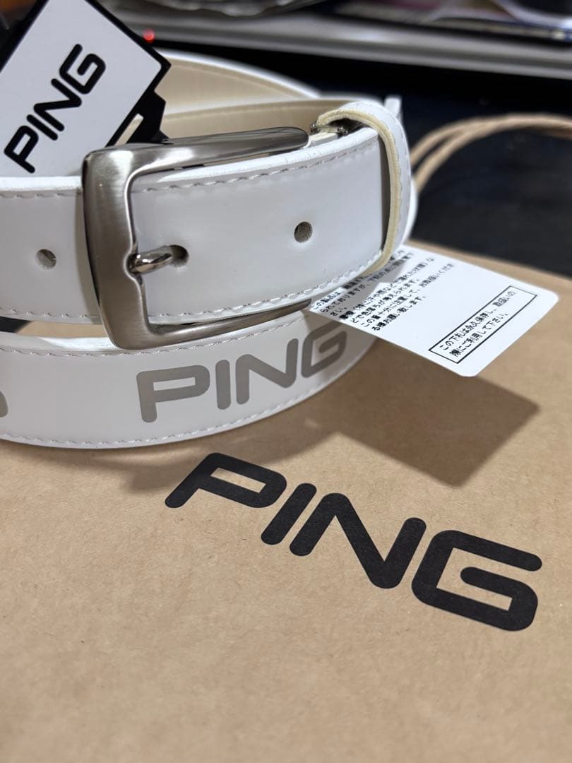 新品未使用【日本製】ピン アパレルメンズ ベルト PING GOLF