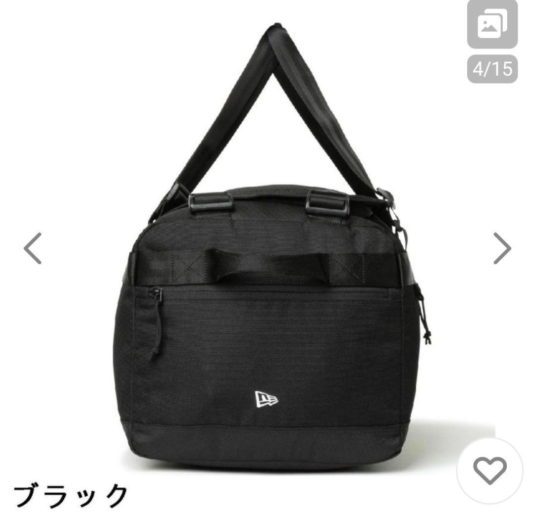 teru【超美品】ニューエラ ボストンバッグ 50L 2Way　ブラック