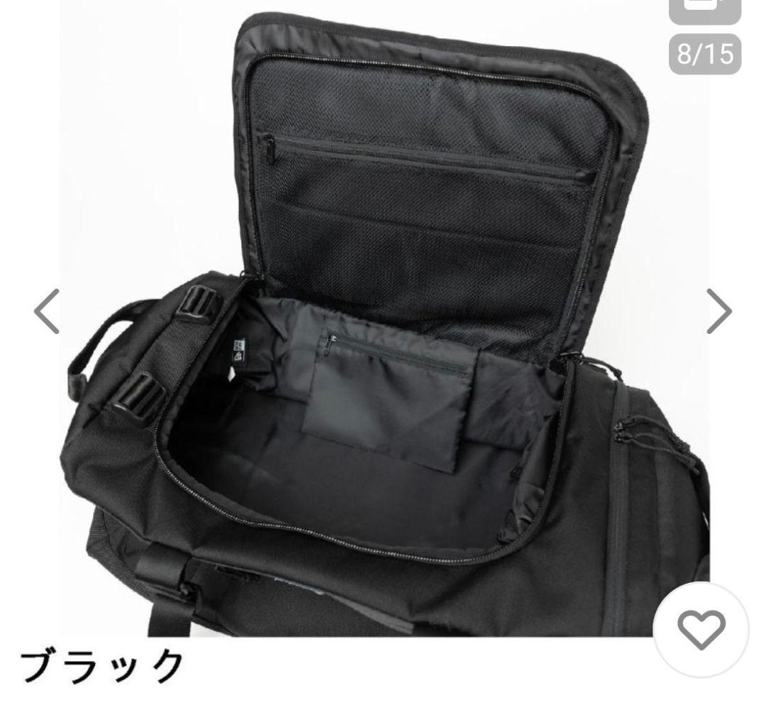 teru【超美品】ニューエラ ボストンバッグ 50L 2Way　ブラック
