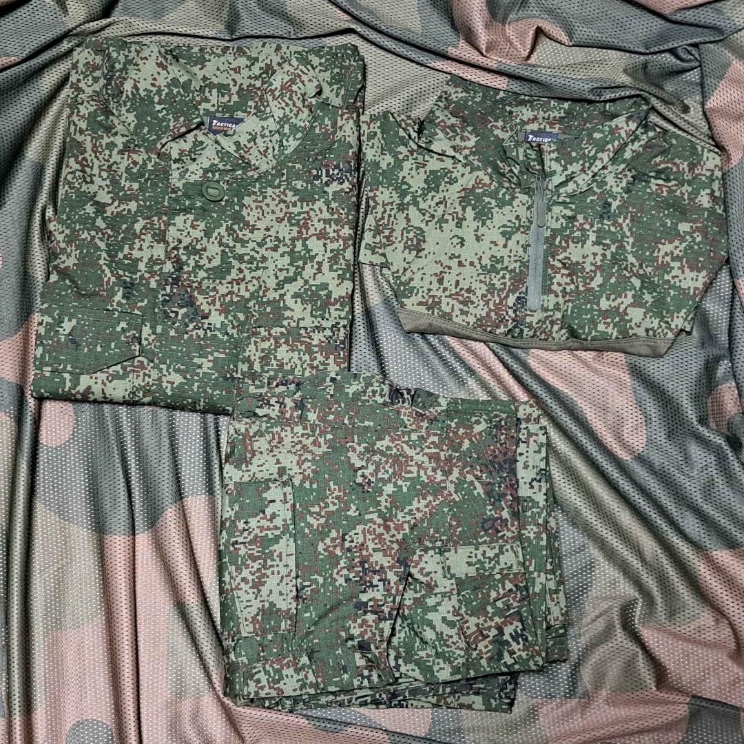 EMR迷彩 コンシャツ パンツ ジャケット 3点セット ロシア軍 Lサイズ