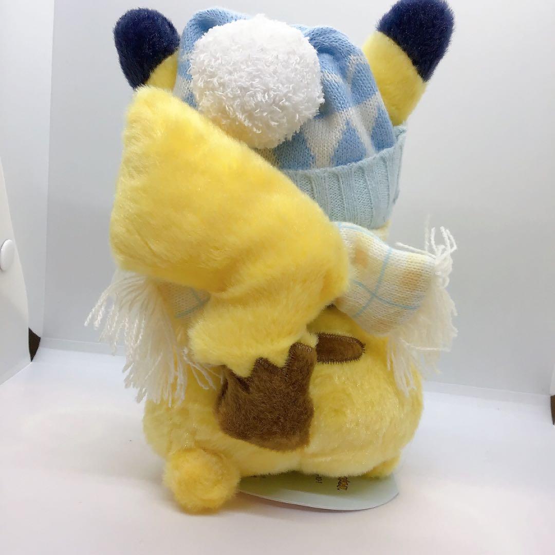 ぽ*ち様 【タグ付き】ポケモンセンター商品 ぬいぐるみ ピカチュウとゆきあそび