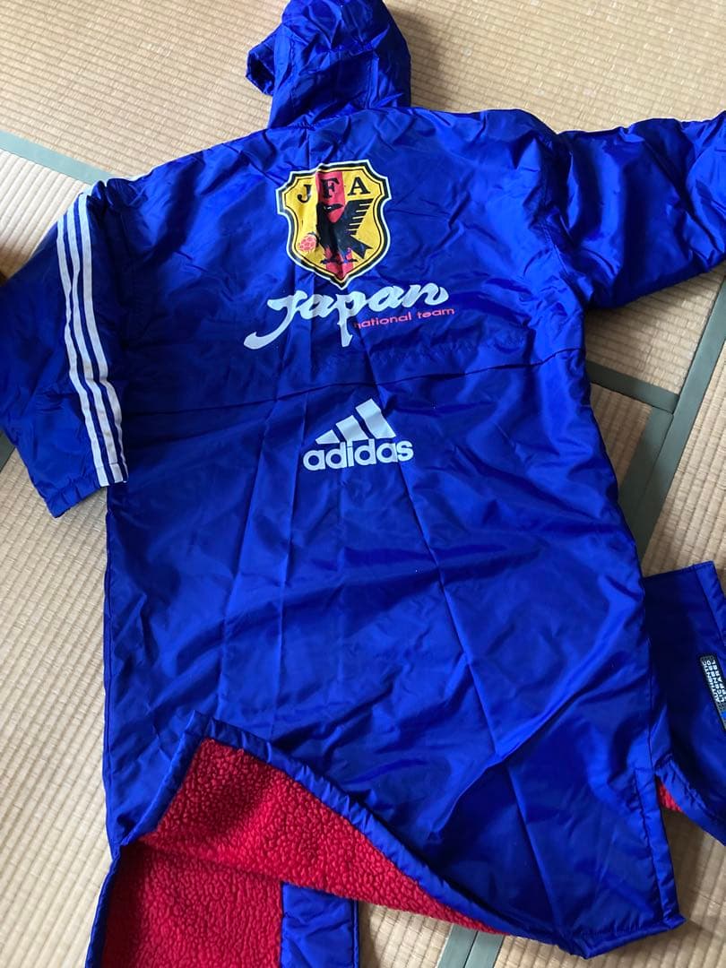 adidas 日本代表 ベンチコート Lサイズ　裏ボア　防寒　コート
