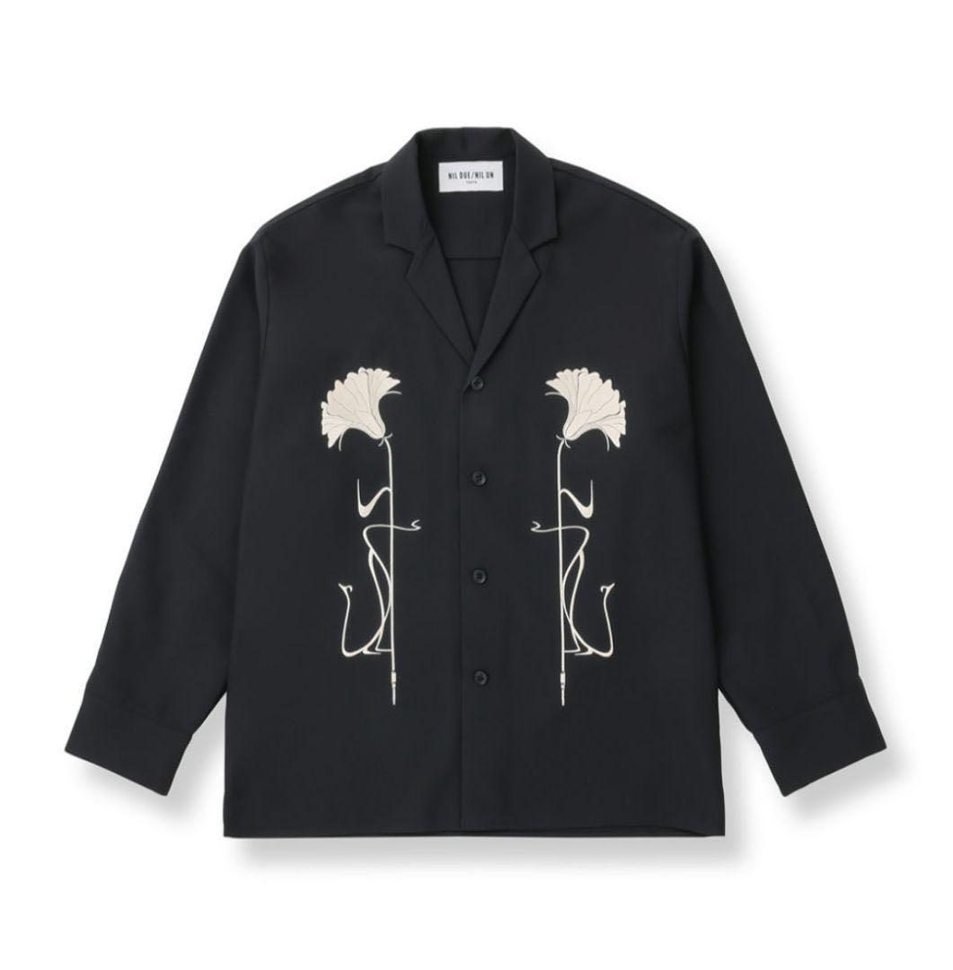 NIL DUE NIL UN シャツ BLACK