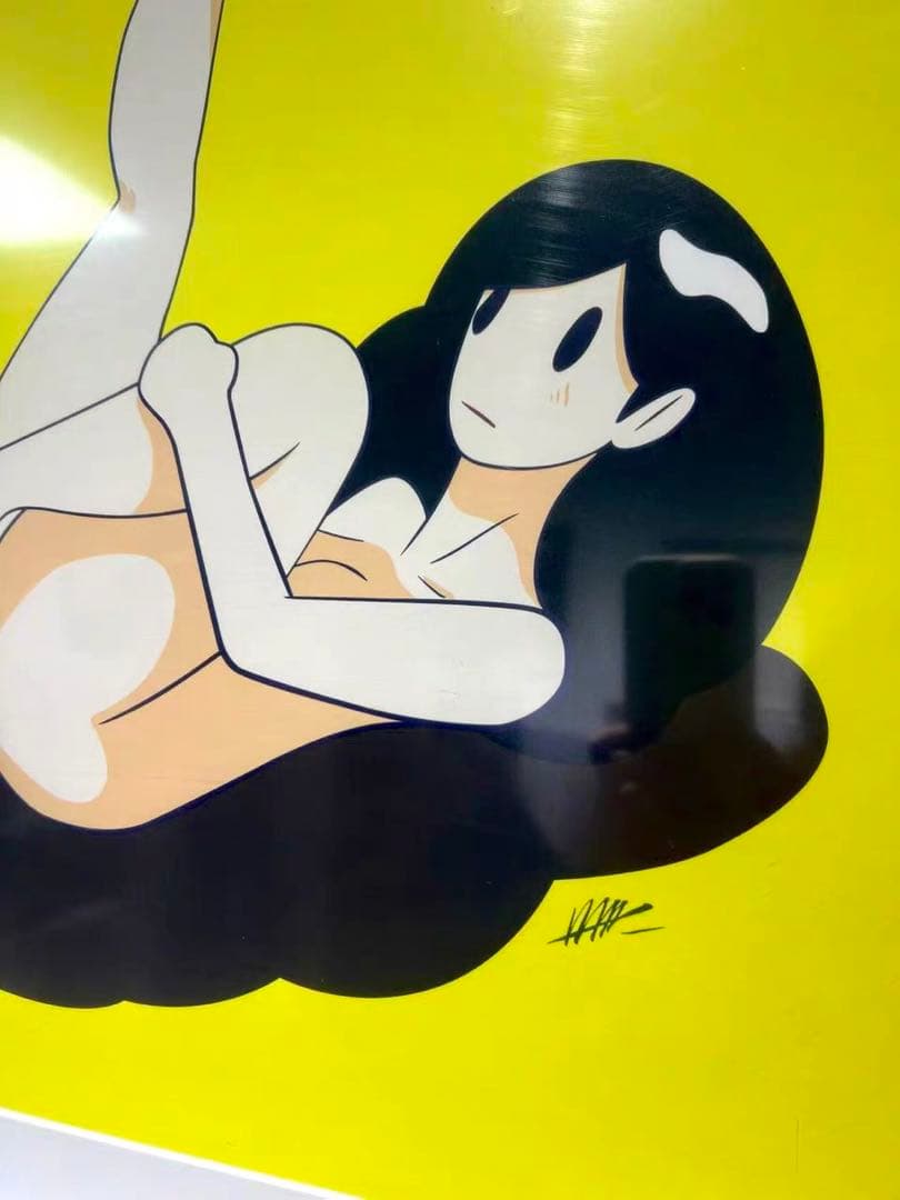 現代アート天野タケル サイン入 版画