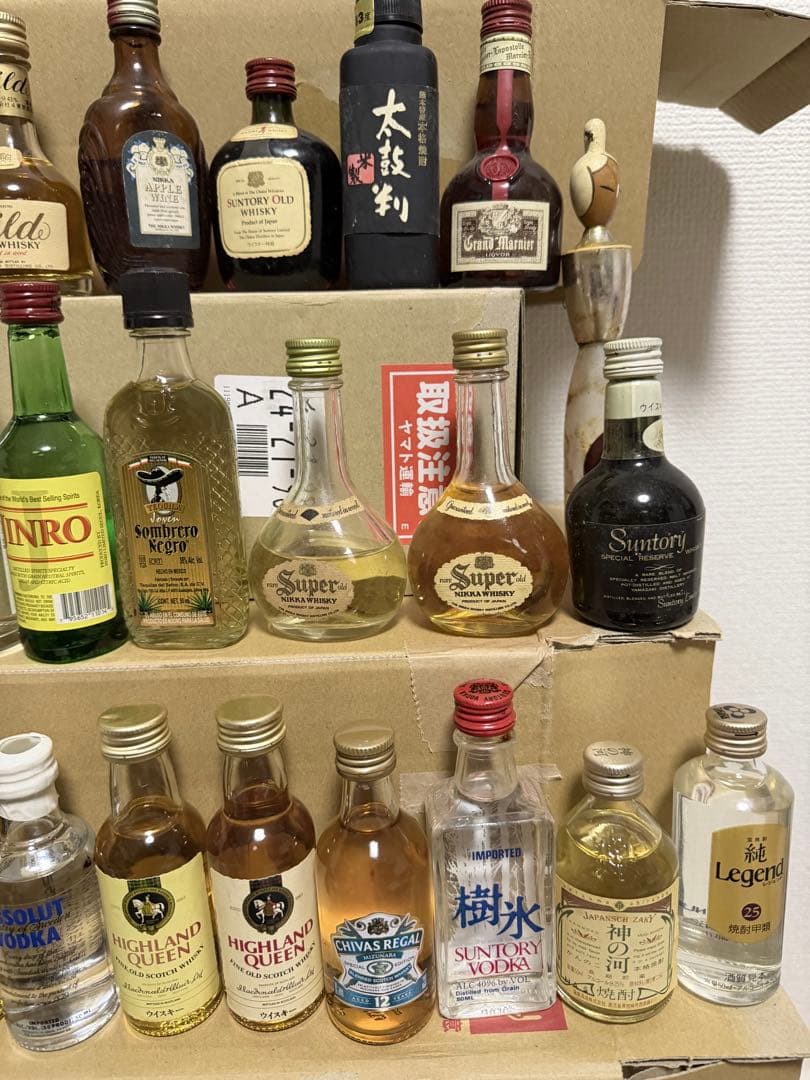 山崎12年ウイスキーミニボトル60本セット