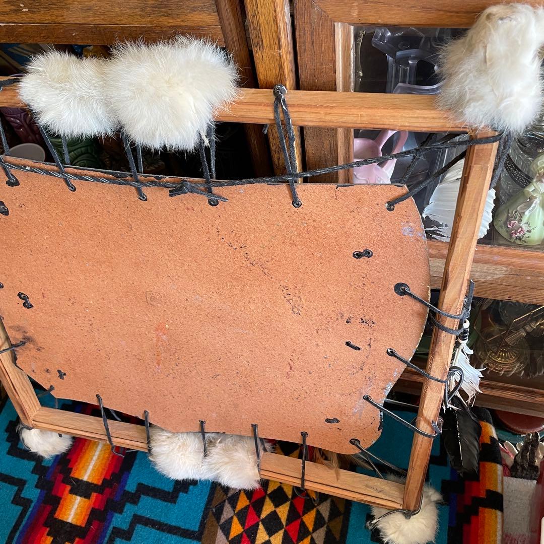 超レア！巨大BIG 70s〜ネイティブアメリカン 熊壁掛けUSAヴィンテージ雑貨