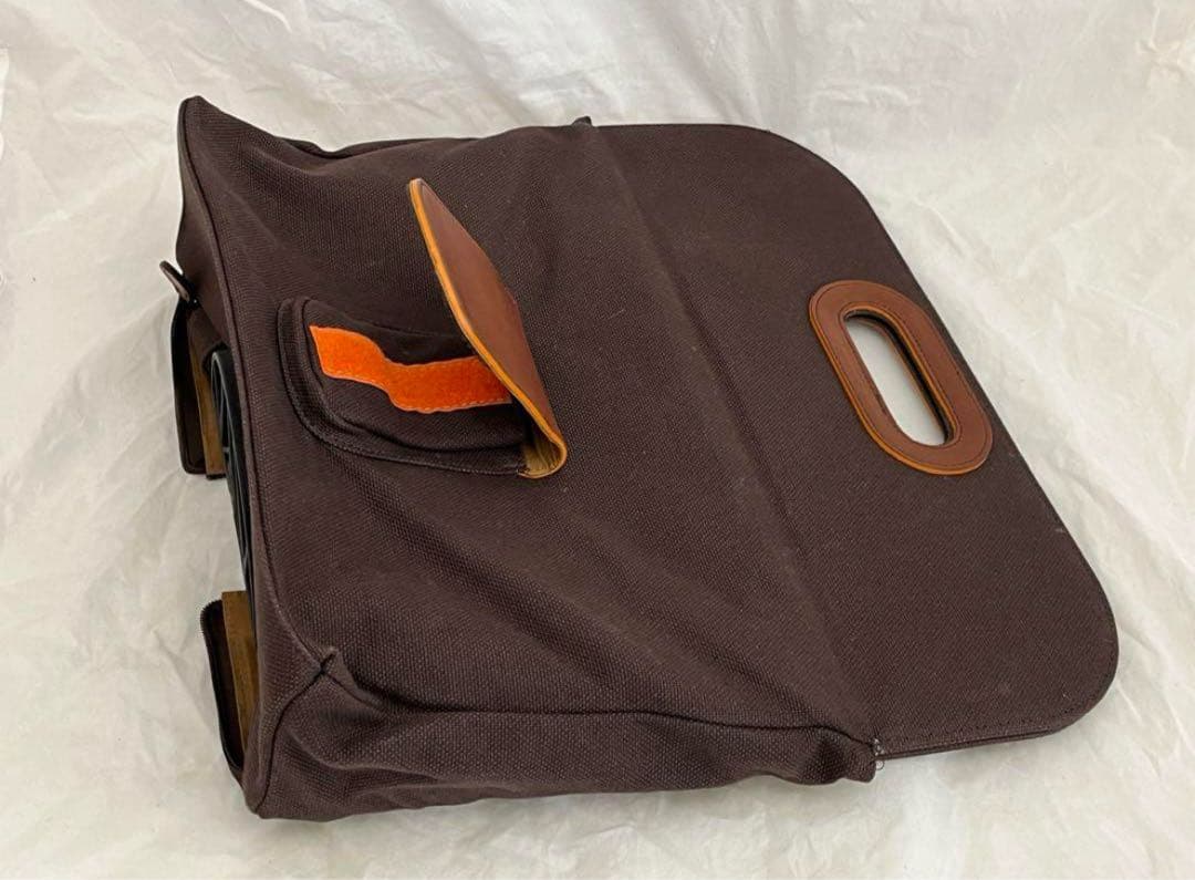 BROMPTON用　キャンバスと本革のマルチトートバッグ　未使用