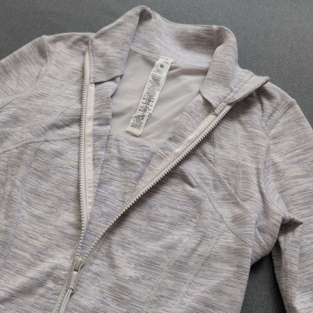 【極美品】ルルレモン　クロップDefineジップアップスウェットジャケット 8