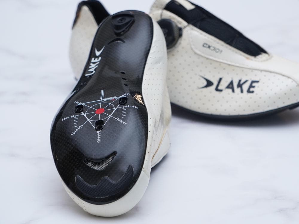☆新品未使用☆ LAKE CX301 ホワイト 40.5ノーマル幅 軽量294g