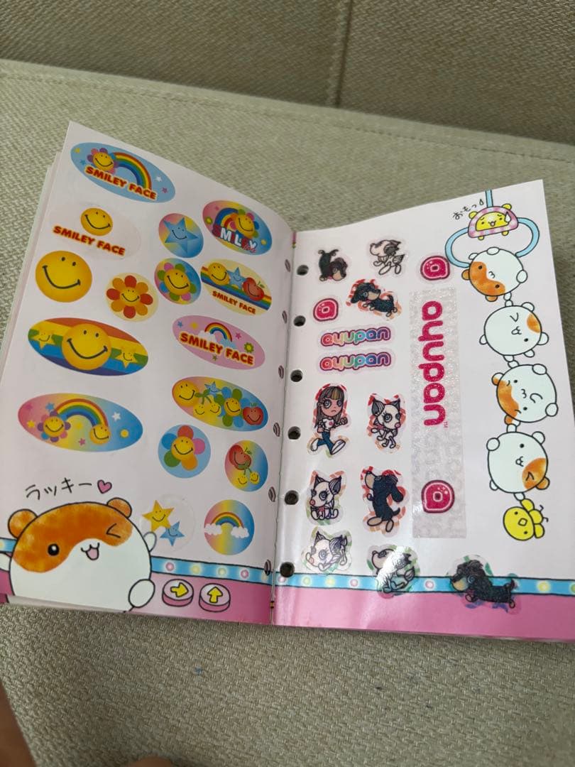 平成レトロ　シールブック　シール帳　ハムスター　当時品
