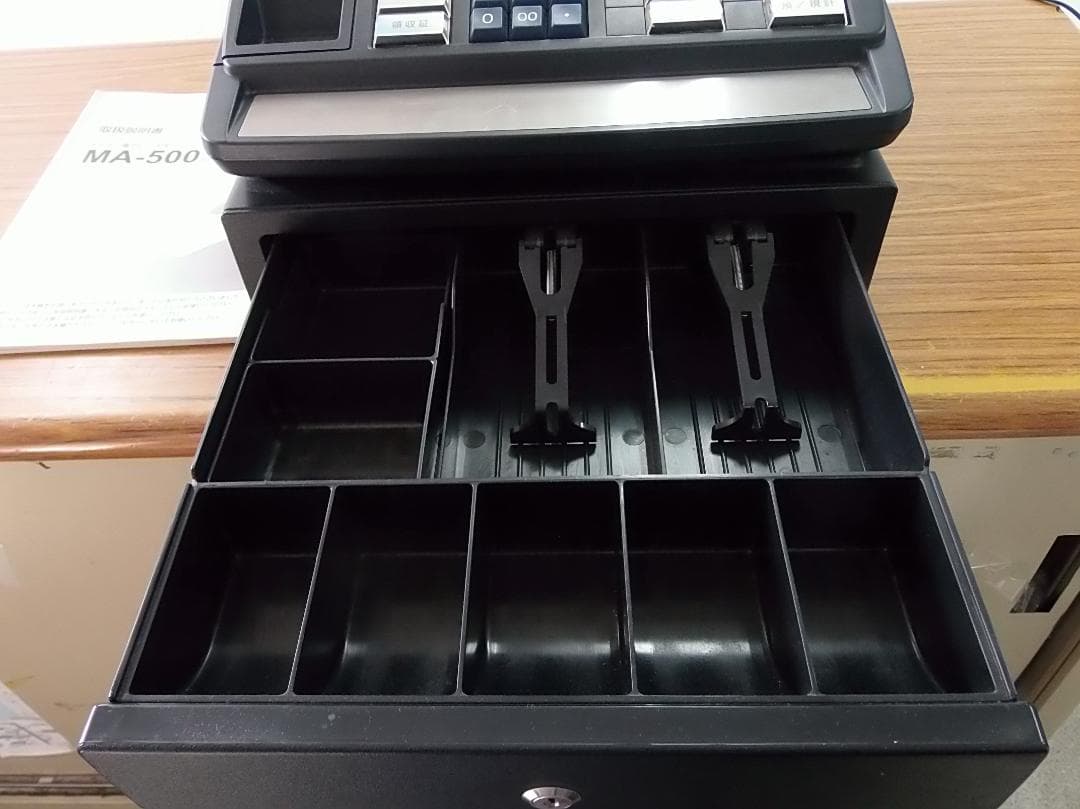 QRコード 店名ロゴ 領収証 設定無料 MA-500 レジスター　250627