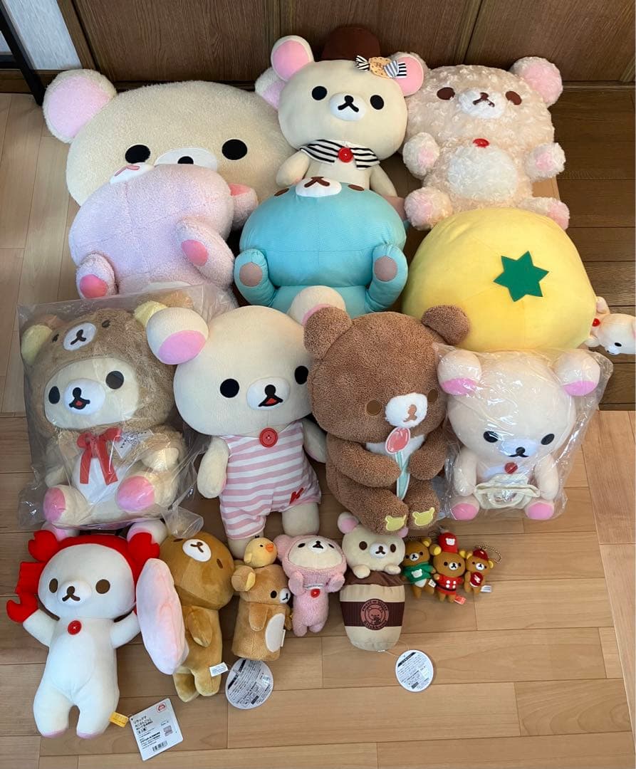 サンエックス　リラックマ　コリラックマ　キイロイトリ　ぬいぐるみ　マスコット