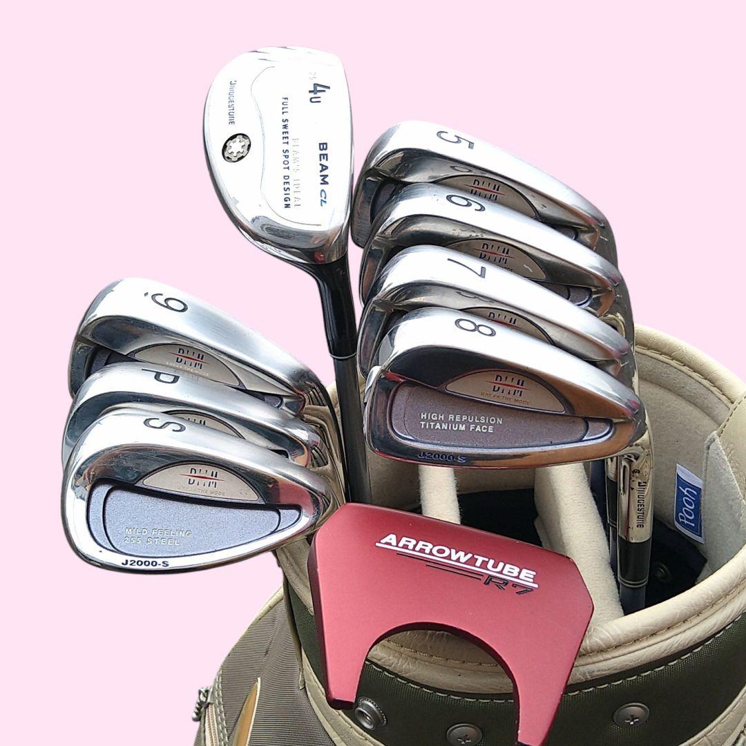 レディースゴルフセット くまのプーさん ブリヂストン　高級フルセット