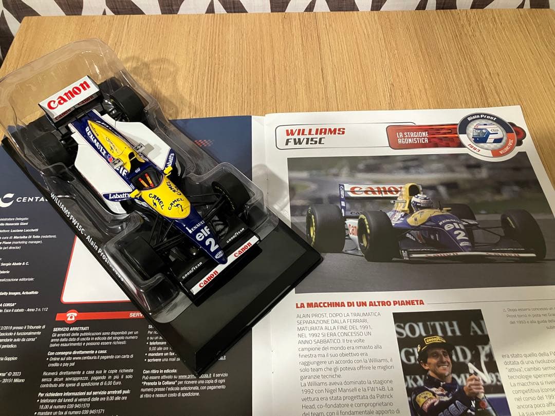 vince 2台セット　ビッグスケールF1コレクション　FW15C