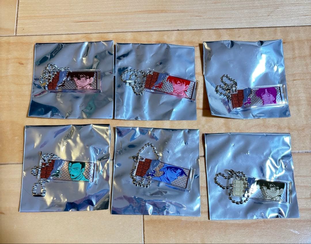 名探偵コナン チョコレート殺人事件 アクリルキーホルダー 6種 コンプリート